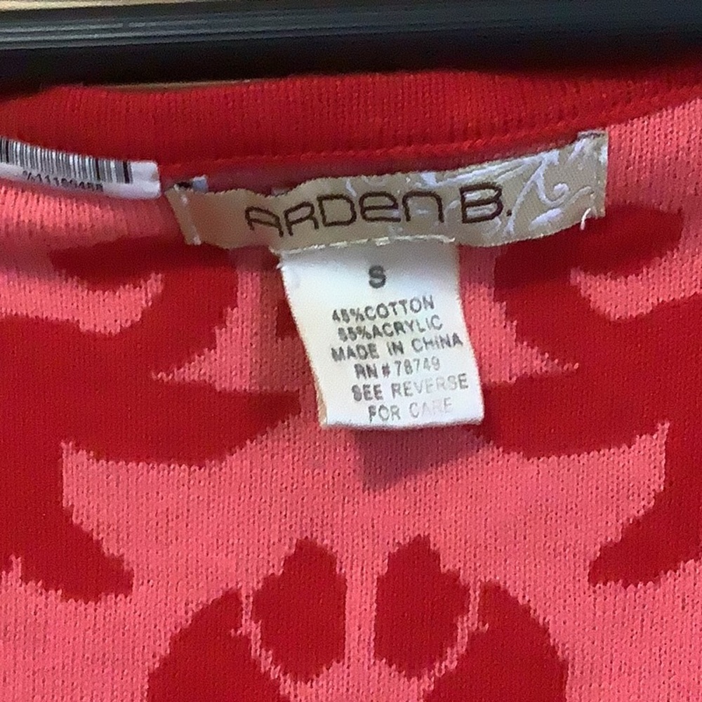 Arden B Red and Pink Mini Dress - Picture 3 of 5